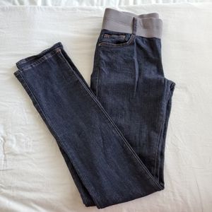 MA Los Angeles Dark Straight Leg Maternity Jeans